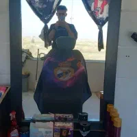 ست آینه و صندلی آرایشگاه