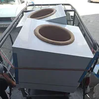 تنور گلی  استیل چرخدار