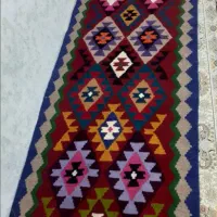 گلیم هر انداره با هر نخی بافته میشود|گلیم، جاجیم، گبه|قدس, شهرقدس|دیوار