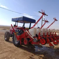 دستگاه بذرکار 6 ردیفه و تراکتور 475