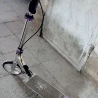 یک عدد اسکوتر و دو حلقه لاستیک نو دوچرخه 24|دوچرخه، اسکیت، اسکوتر|هرسین, |دیوار