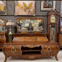 میز تی وی معرق چوبی ۱۲۰