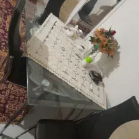 میز ناهارخوری ۴ نفره استیل سالم