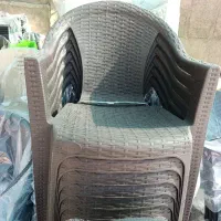 صندلی حصیربافت پلاستیکی|میز و صندلی غذاخوری|شیراز, محراب|دیوار