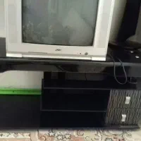 تلویزیون 21اینچ الجی همراه با میز