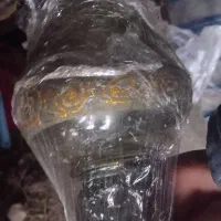 قلیون برنجی باچندتا تنه چوب وشیشه  قلیون