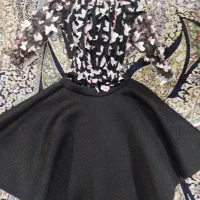 لباس مجلسی دخترانه پروانه ای نو یک بار استفاده شده