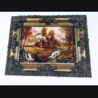 تابلو فرش طبیعت زیبا