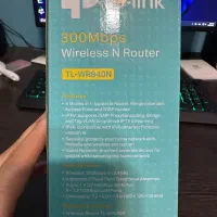 روتر tp-link TL-WR840N|مودم و تجهیزات شبکه|شیراز, فضل‌آباد|دیوار