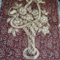 تابلو سرمه دوزی کاردست|تابلو، نقاشی، عکس|خمینی‌شهر, |دیوار