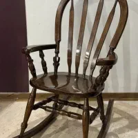 صندلی راکر چوب