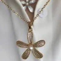 گردنبند رنگ ثابت و زنجیر