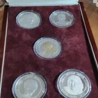 ۵عدد سکه نقره