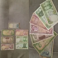 ۸برگ اسکناس پهلوی کیفیت مطابق تصویر