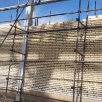 اجرای نمای آجری و سنگی