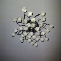 لوستر کریستالی دو عدد|لوستر و چراغ آویز|تهران, زرکش|دیوار