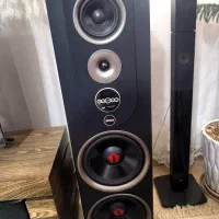 باند اسپیکر بزرگ جفتی، فلش خور و بلوتوث دار|سیستم صوتی خانگی|خمین, |دیوار