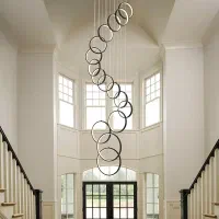 لوستر سقفی مدرن بلند طرح زاگرس|لوستر و چراغ آویز|تهران, شهرک چیتگر|دیوار