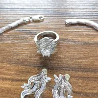 سرویس  نقره سفارشی از روی طلا و ساعت انگشتر 925|جواهرات|تبریز, |دیوار