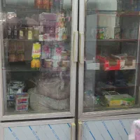 یخچال دو طرف ویترین تمام استیل