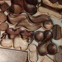 سینی چوبی/اردو خوری چوبی/زیر لیوانی/پیشدستی/ظروف