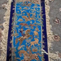 تابلو فرش دستباف بافت شکارگاه|تابلو فرش|تاکستان, |دیوار