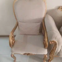 مبل 7 نفره سلطنتی نیمه استیل جنس رویه پارچه|مبلمان خانگی و میز عسلی|تهران, افسریه جنوبی|دیوار
