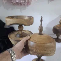 ست ظروف پذیرایی چوبی|ظروف سرو و پذیرایی|سنندج, |دیوار