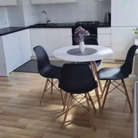 میز و صندلی ناهارخوری غذاخوری پایه چوبی مدل هرمس|میز و صندلی غذاخوری|کرج, گلشهر|دیوار