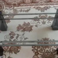 جلو مبلی بزرگ ۱متر در ۵۰ سانت شیشه ۱سانتی