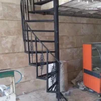 پله پیچ گرد گردون صاف آهنی دوبلکسی فلزی|خدمات پیشه و مهارت|تهران, خلازیر|دیوار