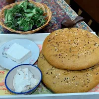 تافتون خانگی با روغن محلی و آرد گندم سبوس‌دار|خوردنی و آشامیدنی|تربت‌حیدریه, آبشار|دیوار