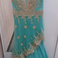 پیراهن مجلسی کار شده در حد نو|لباس|شوشتر, |دیوار