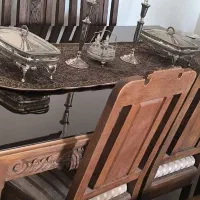 میز ناهارخوری رنگ کوره ای