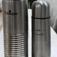 دوعدد فلاسک دوجداره نیم ویک لیتری کیف دار