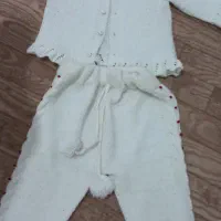کت و شلوار بافت نوزادی