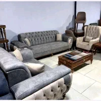 فروش چند دست‌مبل کف نمایشگاه قیمت تولیدی ماهی ۵م|مبلمان خانگی و میز عسلی|میبد, |دیوار