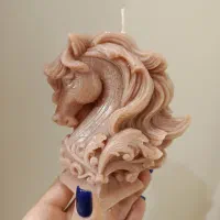 شمع اسب ارجنتو 12 سانتی نماد سال1405 عمده و تک