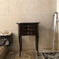 اینه کنسول کلاسیک به همراه میز تلفن|بوفه، ویترین، کنسول|آفتاب, |دیوار