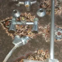 جمعا سه عدد شیر آب برای حمام و روشویی و ظرفشویی