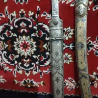 شمشیر.خنجرانتیک تمام نقره‌.نقره طلاکوب ،کلکسیونی ب|کلکسیون اشیاء عتیقه|کرج, اصفهانی‌ها|دیوار
