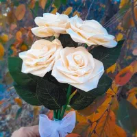 رز روبانی|گل مصنوعی|مشگین شهر, |دیوار