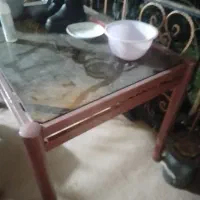 میز ناهار خوری فلزی ۴نفره