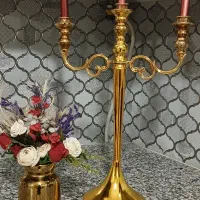 شمعدانی سه پایه فورتیک اصل همراه گلدان زیبا