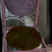 یک عدد صندلی فلزی