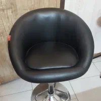 صندلی جک دار چرخشی مشکی - صندلی اپن