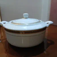 سوپ خوری دور طلایی و نقره ایی زیبا