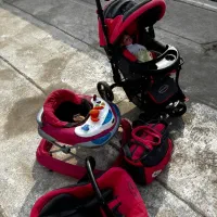 ست کالسکه، کریر، روروعک و کیف و تاب|کالسکه و لوازم جانبی|گلستان (تهران), |دیوار