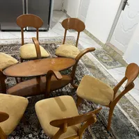 نهارخوری ۶ نفره شیک|میز و صندلی غذاخوری|قوچان, |دیوار