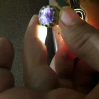 انگشتر رکاب کهنه کار دست اعیار پایین سنگ امیتیس